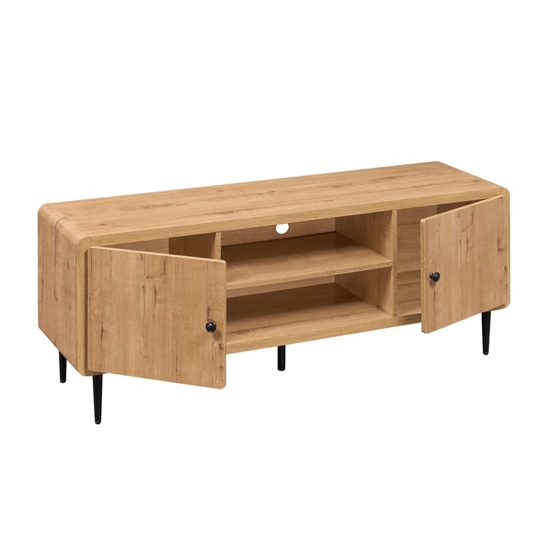 Techni Mobili Mid Century TV Stand for TVs Up to 60in. Oak