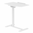 Techni Mobili Sit-to-Stand Rolling Adjustable Laptop Cart White