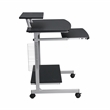 Techni Mobili Compact Computer Cart With Storage Espresso