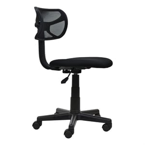 mesh task office chair in black