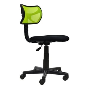techni mobili mesh task office chair in lime