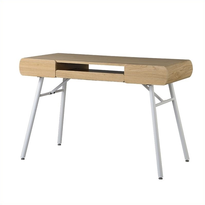 Techni Mobili Semi Assembled Contemporary Computer Desk In Pine