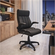 Techni Mobili Medium Back Executive Office Chair with Flip-up Arms Black