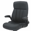Techni Mobili Medium Back Executive Office Chair with Flip-up Arms Black