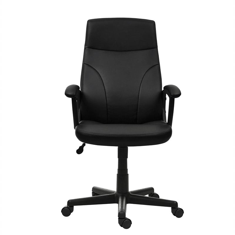 Techni Mobili Medium Back Manager Office Chair in Black