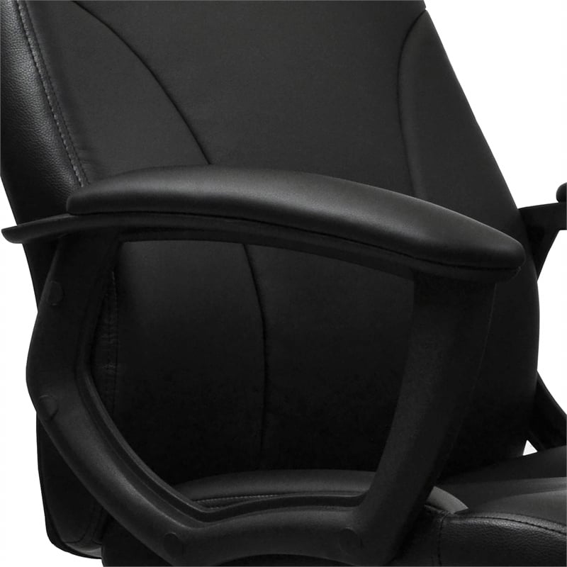 Techni Mobili Medium Back Manager Office Chair in Black