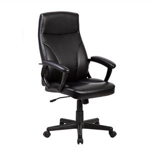 techni mobili medium back manager office chair in black