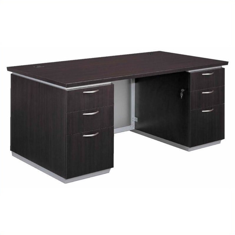 DMi Pimlico Laminate Executive 72 in. Desk (Flat Pack)   702X 36FP