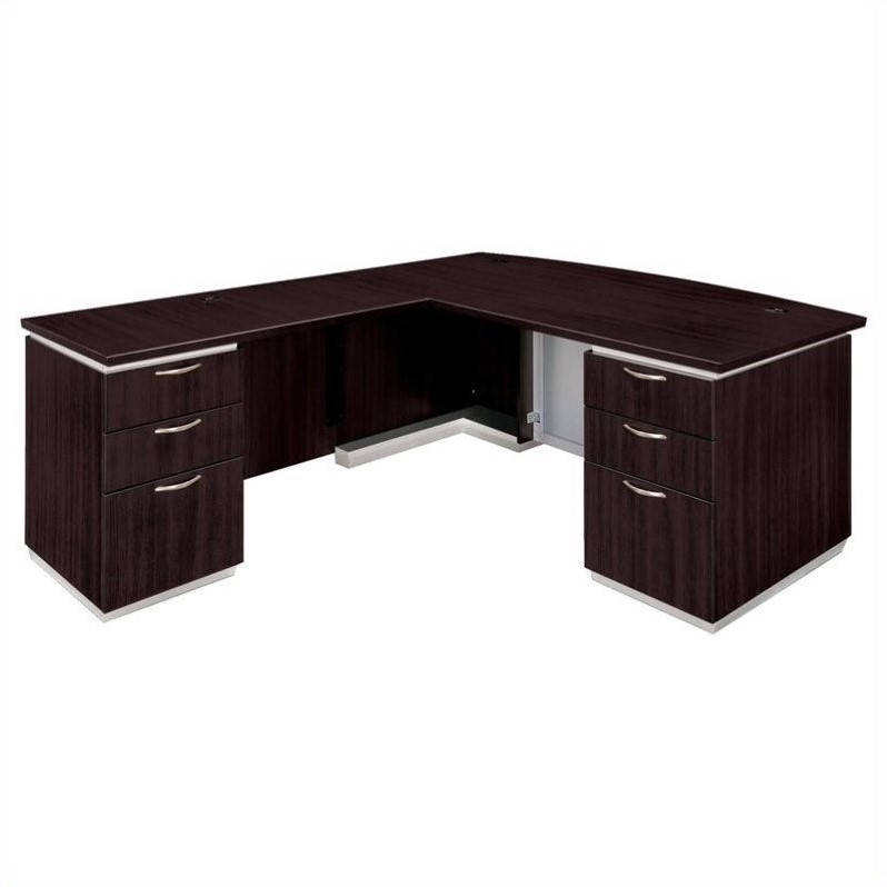 Flexsteel Pimlico Laminate Executive LHF L-Shaped Desk (Flat Pack ...