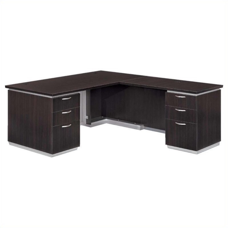 Coaster Pergola Executive Desk with Felt Lined Drawers - 800511 | Cymax ...