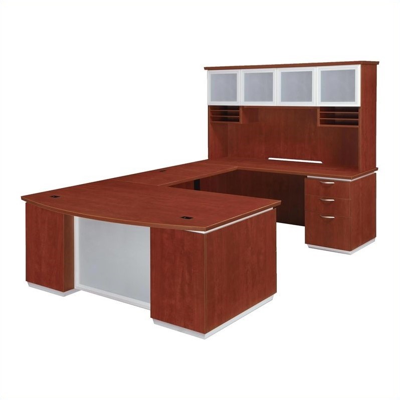 Flexsteel Pimlico Laminate Executive RHF U-Shaped Desk (Flat Pack ...