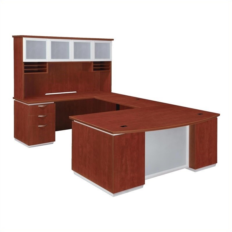 Flexsteel Pimlico U-Shaped Executive Desk (Flat Pack) - 7020-58BFP