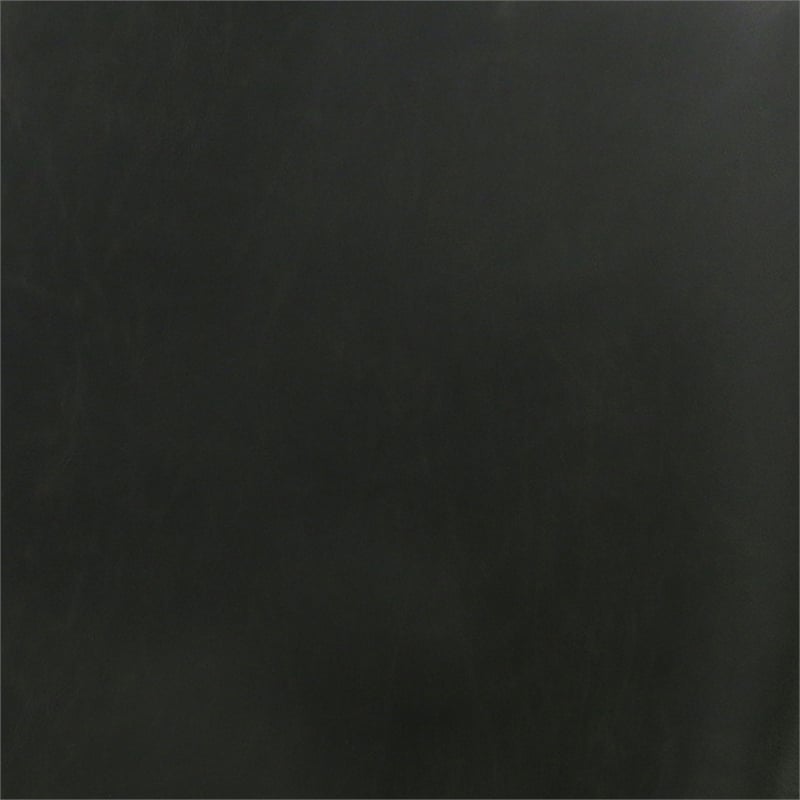 Faux Leather Dining Chairs in Black - Set of 2