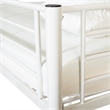 Premium Metal Full Loft Bed in White