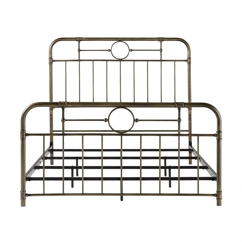 Antiqua Metal Pipe Queen Size Bed