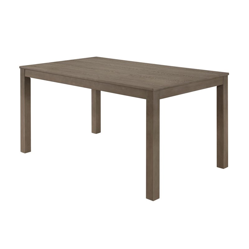 Walker Edison 60 Homestead Wood Dining Table Aged Grey Tw60hsagy Walker Edison 60
