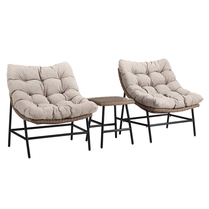 papasan scoop outdoor patio chair