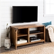 44 inch Rustic Farmhouse Barn Door TV Stand - Reclaimed Barnwood