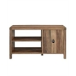 44 inch Rustic Farmhouse Barn Door TV Stand - Reclaimed Barnwood
