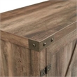 44 inch Rustic Farmhouse Barn Door TV Stand - Reclaimed Barnwood