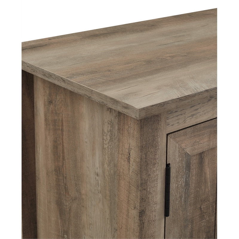 Walker Edison Simple Wood/High-Grade MDF TV Stand for TVs up to 78