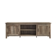 Walker Edison Simple Wood/High-Grade MDF TV Stand for TVs up to 78