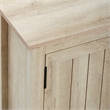 70 inch Farmhouse TV Console with Side Doors - White Oak