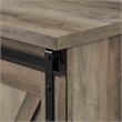 58 inch Sliding Barn Door TV Stand in Gray Wash
