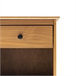 1 Drawer Solid Wood Nightstand in Walnut