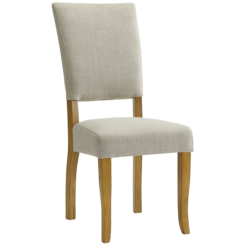 OpenBack Parsons Dining Side Chairs (Set of 2) Ivory CH40OBP2IV