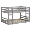 Low Wood Twin Over Twin Bunk Bed - Gray