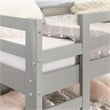 Low Wood Twin Over Twin Bunk Bed - Gray