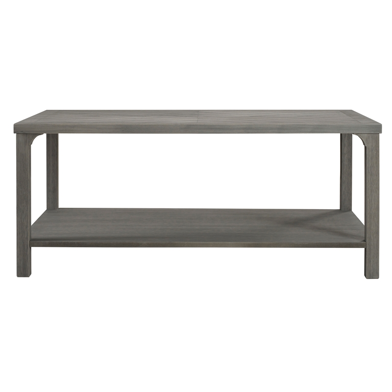Modern Farmhouse Coffee Table Gray AF42CHVCTGY