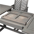 5-Piece Extendable Outdoor Patio Dining Set - Brown