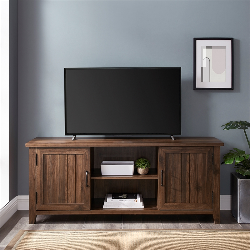 Collection Belleze Modern Farmhouse Style 58 Inch Tv Stand Indiana