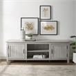 Walker Edison Simple Modern Wood TV Stand for TVs up to 78