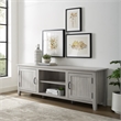 Walker Edison Simple Modern Wood TV Stand for TVs up to 78