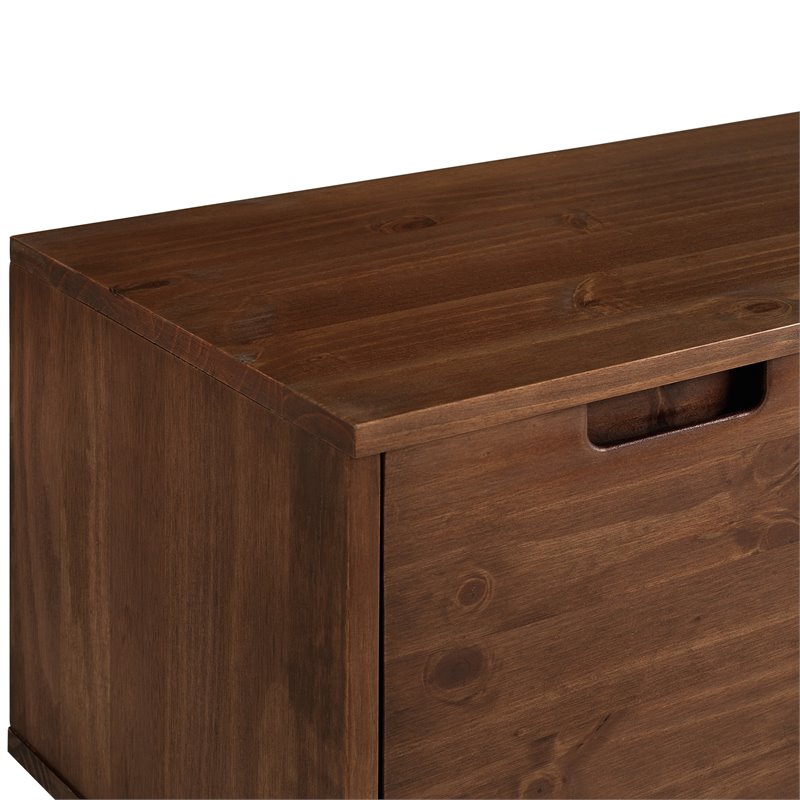 Walker Edison 48" Storage Bench Walnut Cymax Business