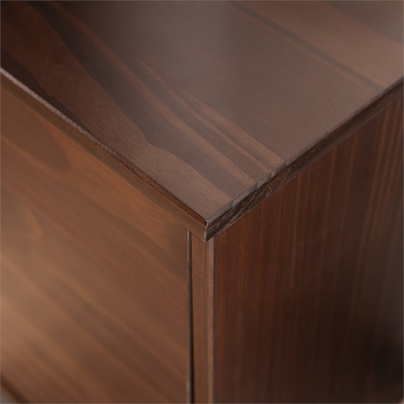 Walker Edison Adair Modern Solid Pine Wood TV Stand for TVs up to 70