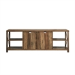 Walker Edison Metal X Farmhouse Wood TV Stand for TVs up to 85