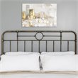 Antiqua Metal Pipe King Size Bed in Bronze