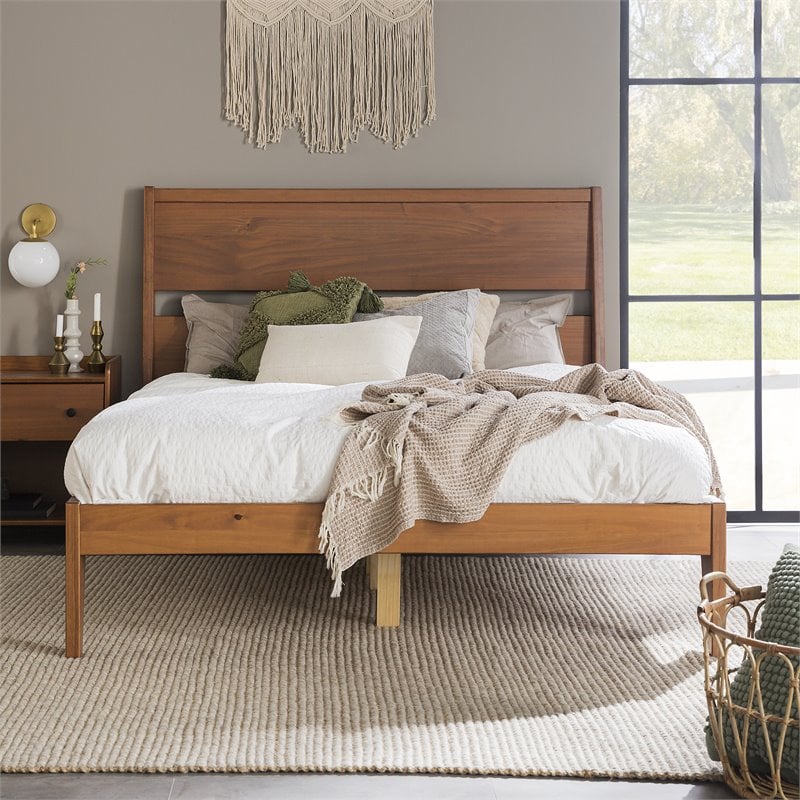 Mason solid deals wood platform bed