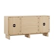 Walker Edison 2-Door Modern Wood Sideboard with 2 Drawers in Coastal Oak
