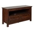 44 Inch Wood TV Console in Traditional Brown