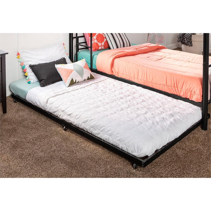 Twin Roll Out Trundle Bed Frame In, Queen Size Trundle Bed Frame