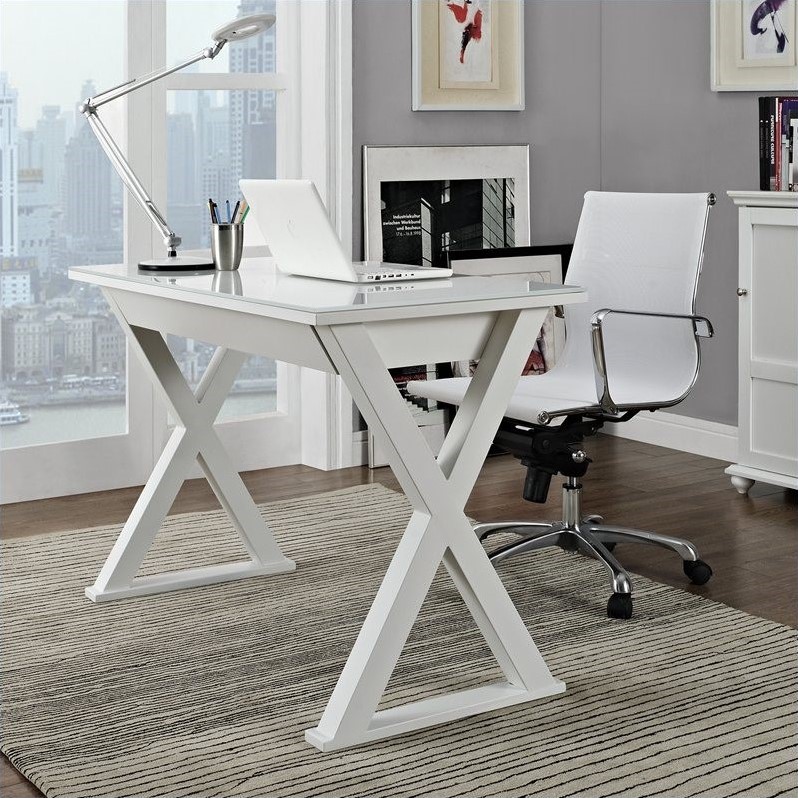 48 Computer Desk In White D48x30wh 48