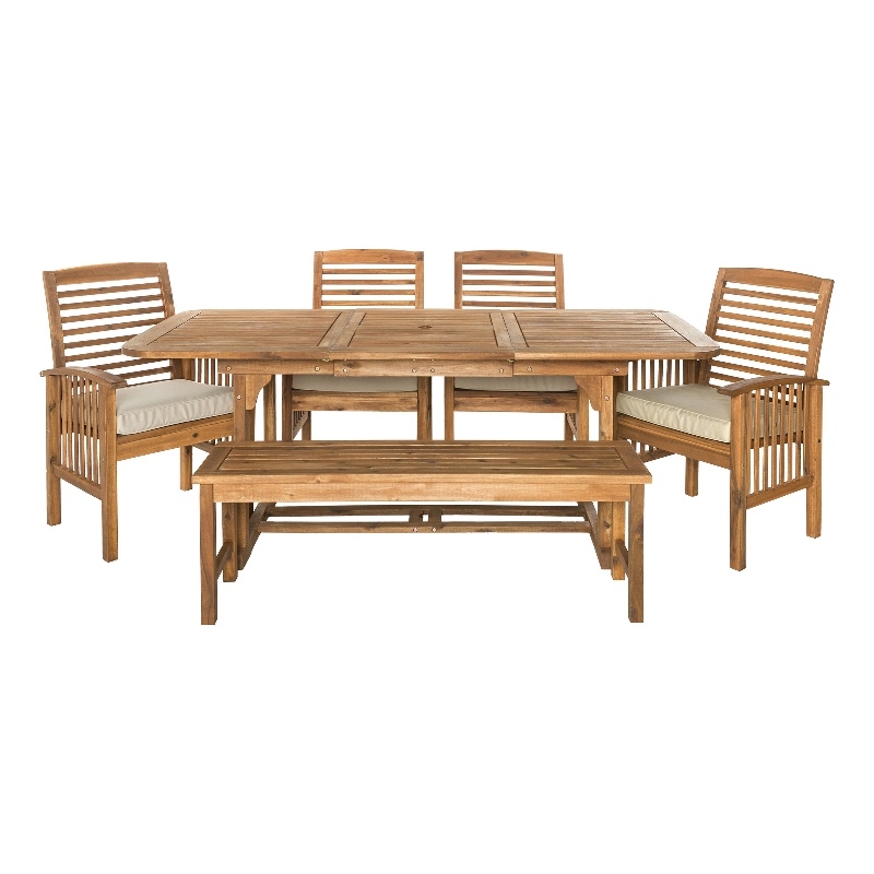 6 piece outdoor online dining set