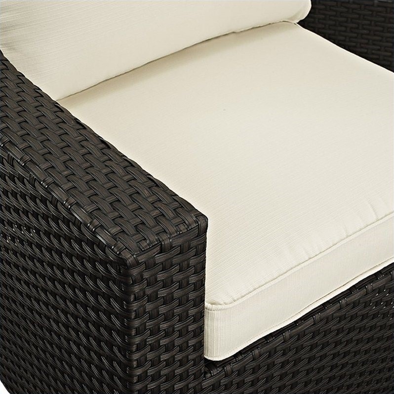 6 Piece Rattan Patio Sectional in Dark Espresso OR6SCES