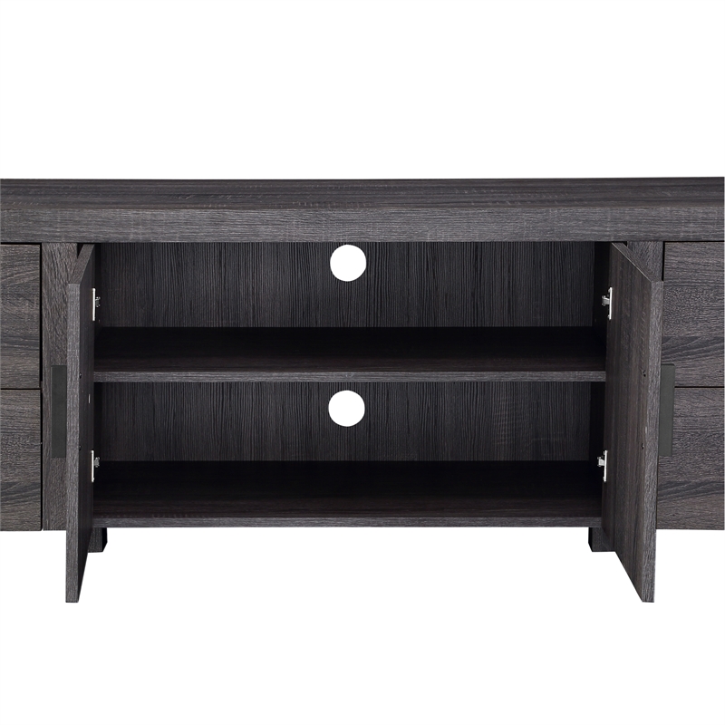 70" Charcoal Grey Wood TV Stand W70UBC22CL