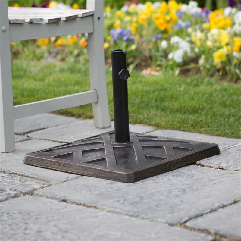 square umbrella base